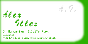alex illes business card